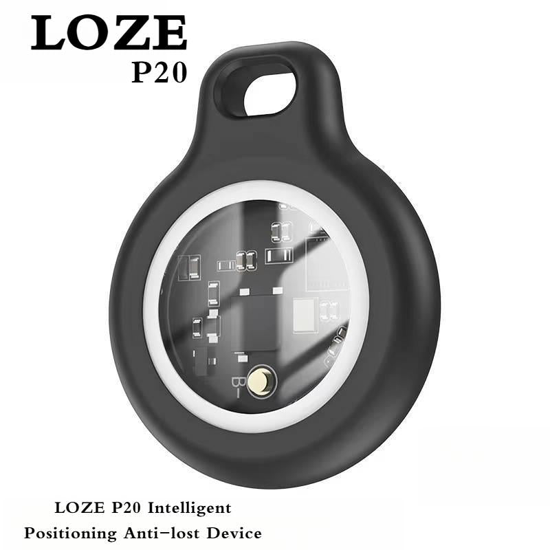 LOZE GPS Tracker, Car GPS Tracker, Mini Tracker, Pet Tracker, Clear Front Design with Weatherproof Case - No Monthly Fees - Best Invisible GPS Tracker, Anti-Lost Device, Works with Apple Find My (Ios Only)