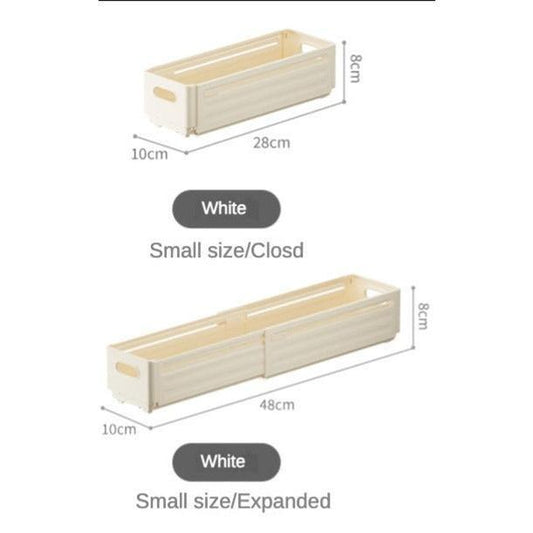 Multi-Purpose Expandable Organizer Drawer - Stackable, Versatile Storage Solution for Home & Office Household Hand
