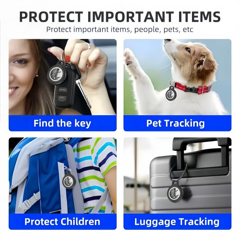 LOZE GPS Tracker, Car GPS Tracker, Mini Tracker, Pet Tracker, Clear Front Design with Weatherproof Case - No Monthly Fees - Best Invisible GPS Tracker, Anti-Lost Device, Works with Apple Find My (Ios Only)