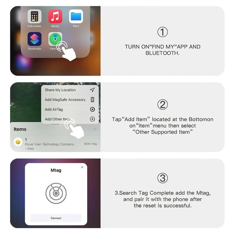 LOZE GPS Tracker, Car GPS Tracker, Mini Tracker, Pet Tracker, Clear Front Design with Weatherproof Case - No Monthly Fees - Best Invisible GPS Tracker, Anti-Lost Device, Works with Apple Find My (Ios Only)