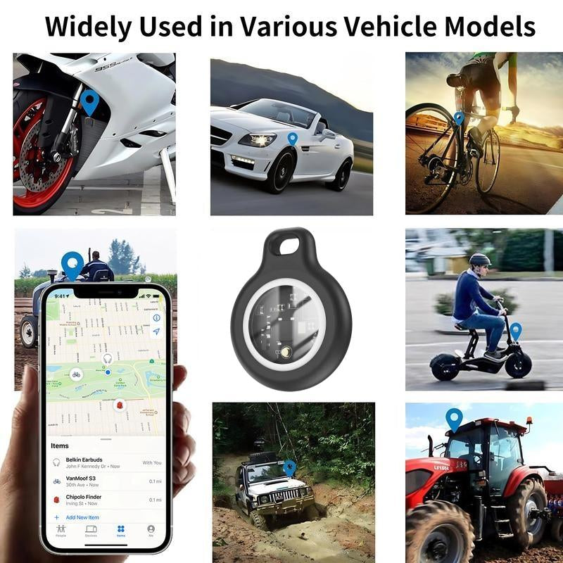 LOZE GPS Tracker, Car GPS Tracker, Mini Tracker, Pet Tracker, Clear Front Design with Weatherproof Case - No Monthly Fees - Best Invisible GPS Tracker, Anti-Lost Device, Works with Apple Find My (Ios Only)
